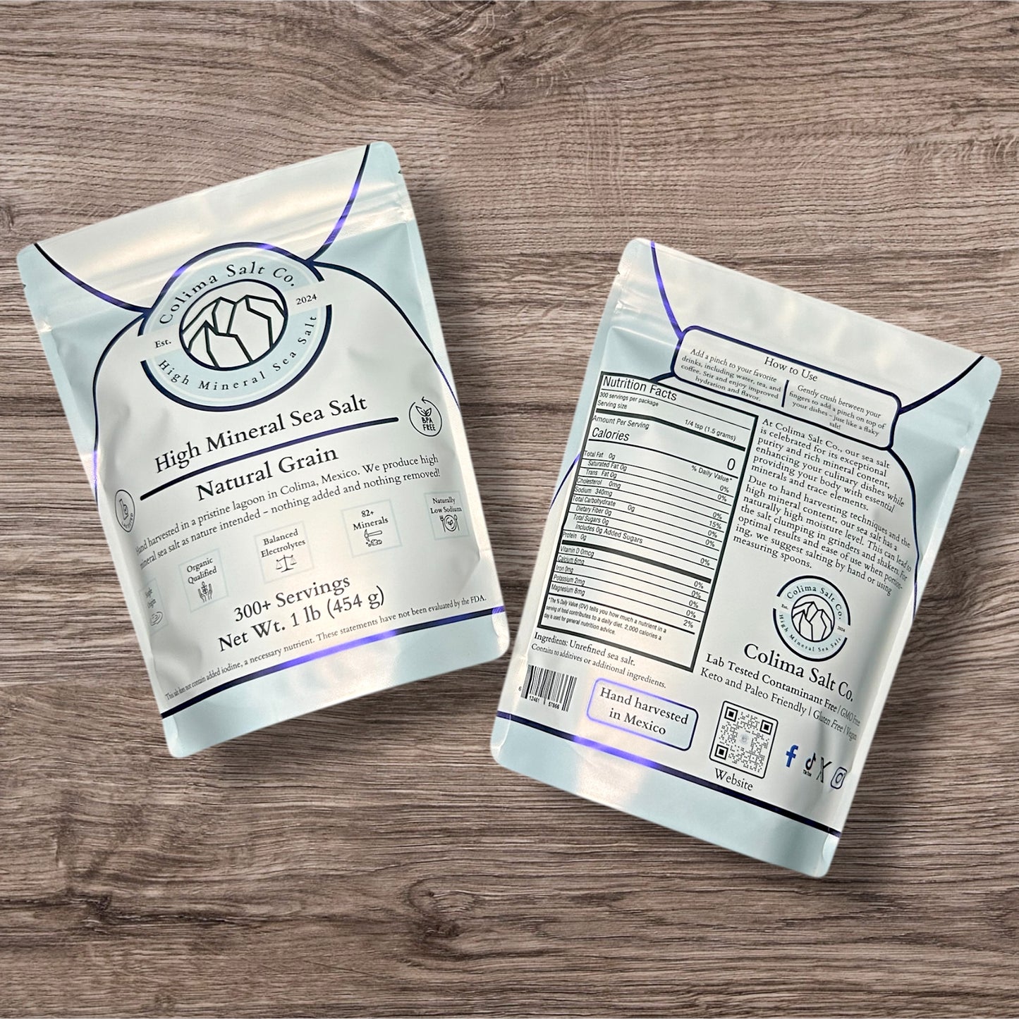 Colima Salt Co. Natural Grain Sea Salt