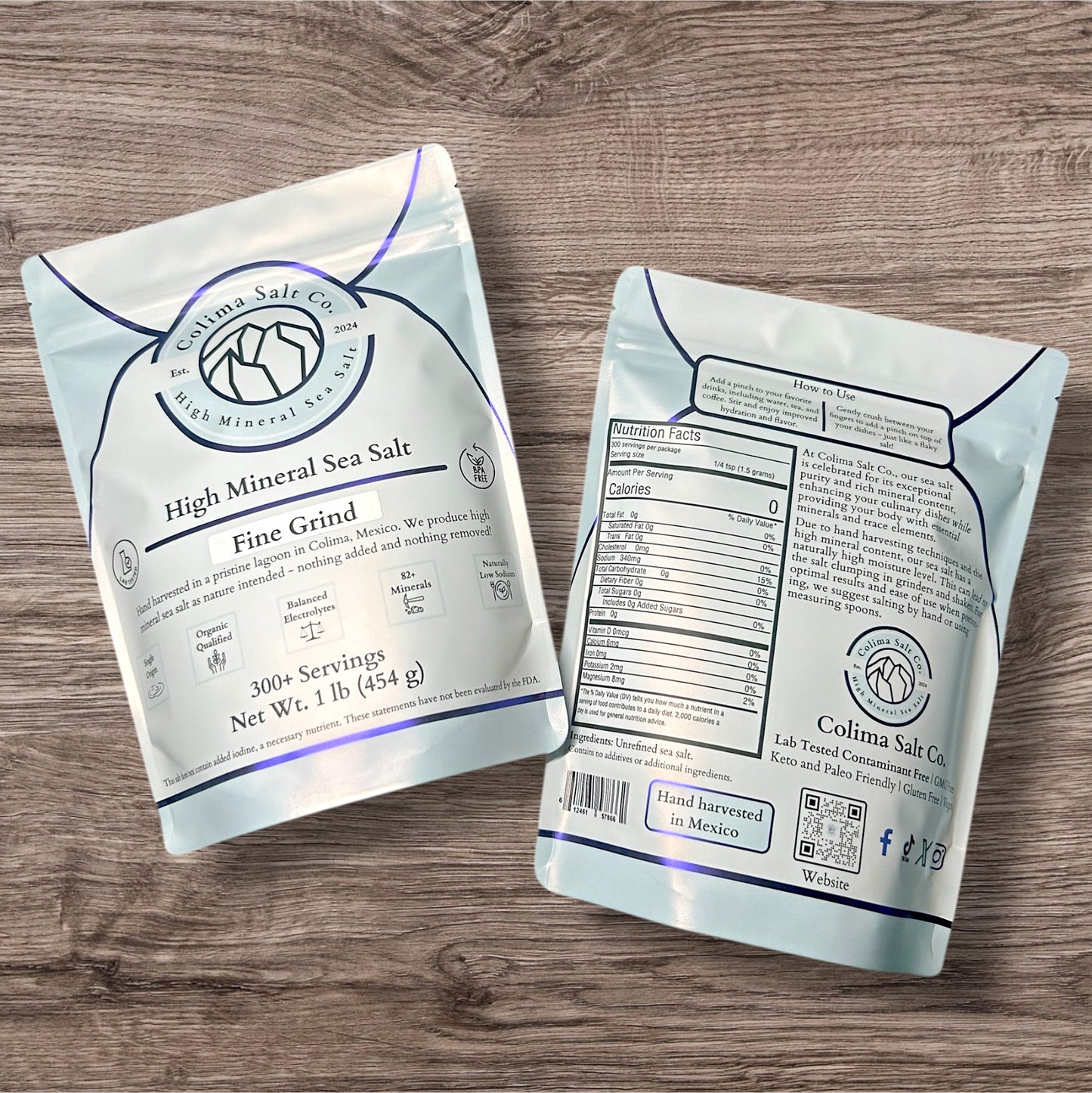 Colima Salt Co. Fine Grind Sea Salt