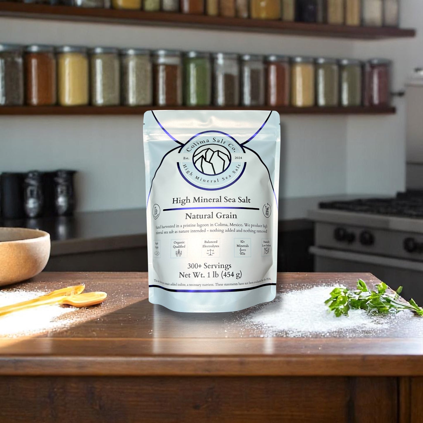 Colima Salt Co. Natural Grain Sea Salt