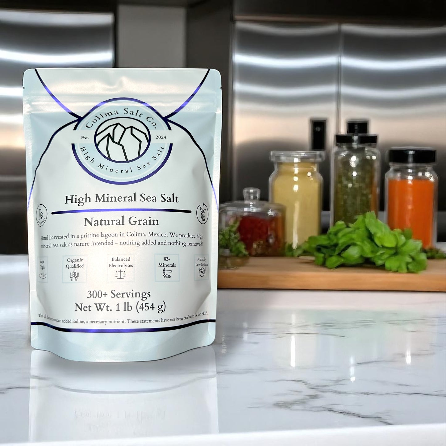 Colima Salt Co. Natural Grain Sea Salt