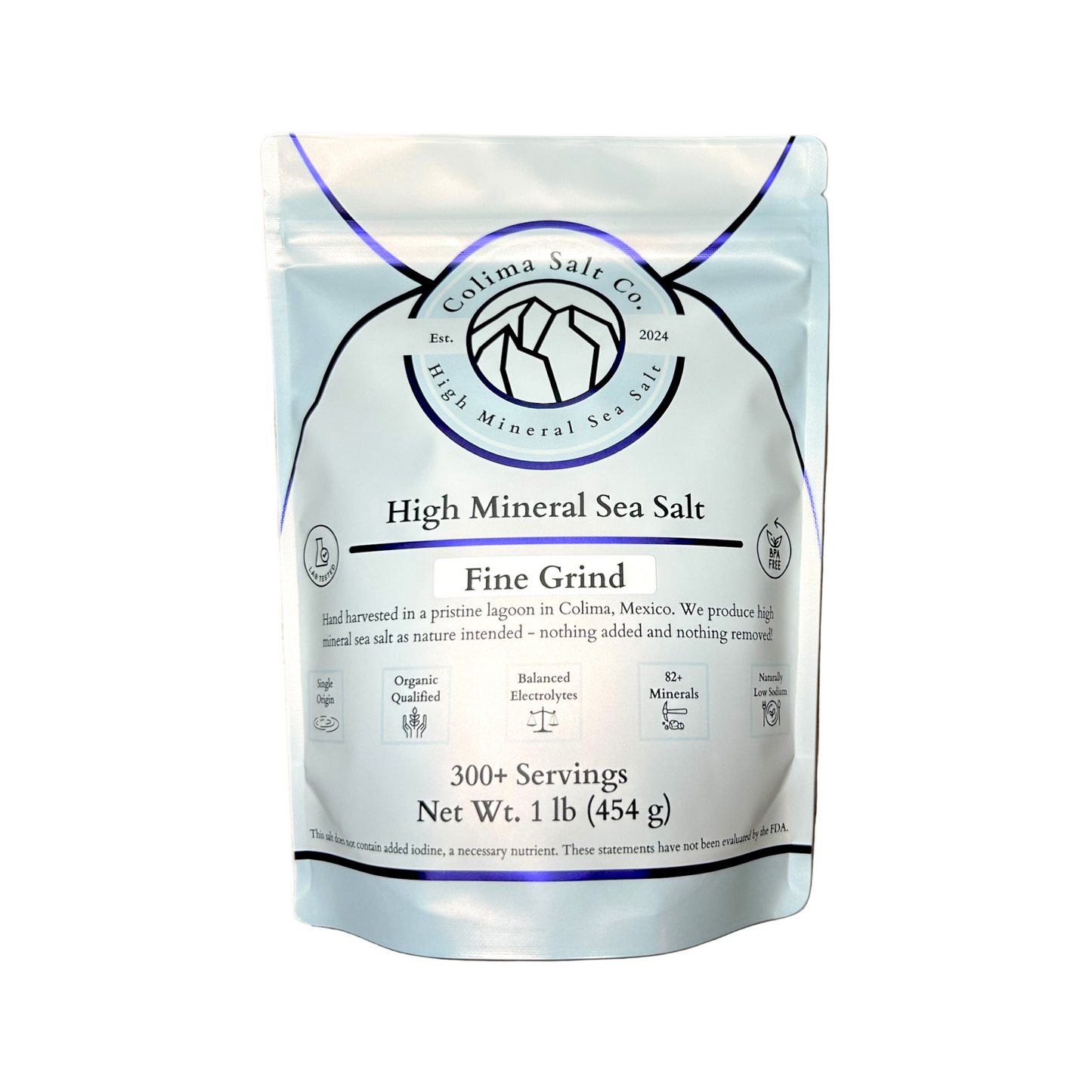 Colima Salt Co. Fine Grind Sea Salt