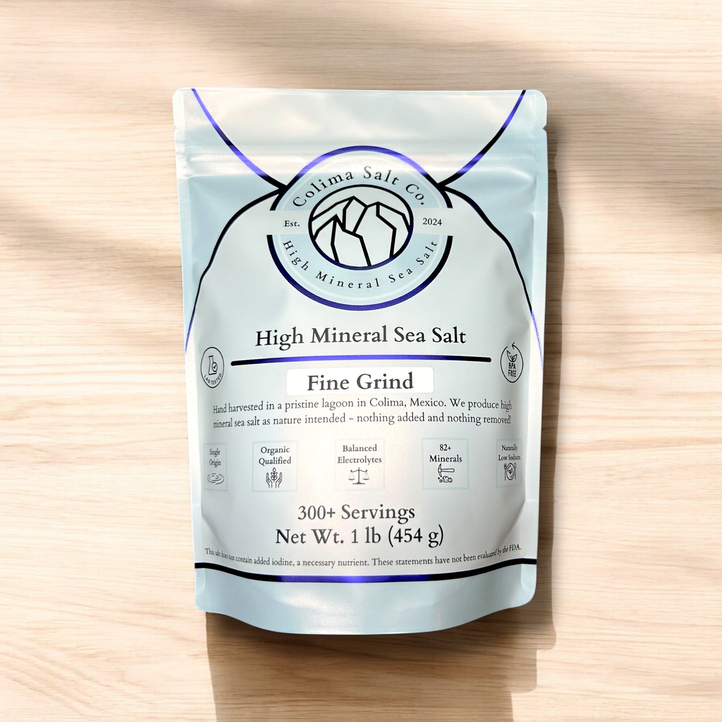 Colima Salt Co. Fine Grind Sea Salt